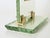 Nile Green Chiseled Crystal and Brass Photo Frame from Fontana Arte, Italy, 1950s For Sale - Image 10 of 14