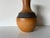 1980s Vintage Organic Brown and Black Matte Glaze Ceramic Vase For Sale - Image 5 of 13