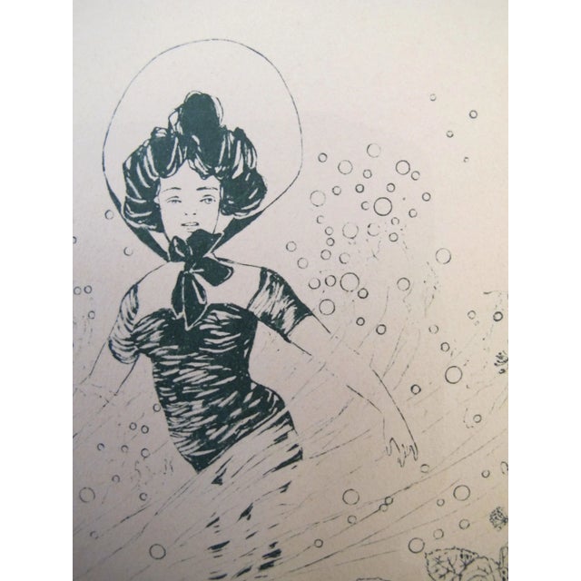 French Vintage German Designer Sheets C. 1900 - A Pair For Sale - Image 3 of 6