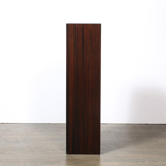 Pair of Art Deco Rectilinear Rosewood Pedestals For Sale - Image 15 of 15