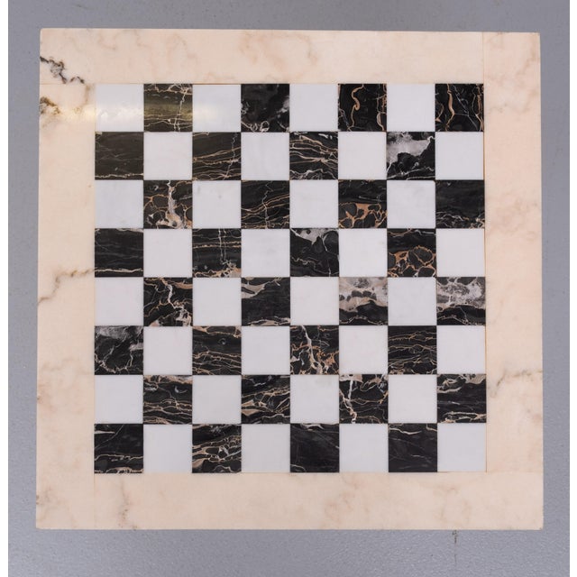 Very nice Marble Chest board on a Cast Brass tripod stand . Louis xv in style. Very good condition. 1970s