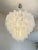 Mid-Century Modern Contemporary Huge Venied-White Alabastro "Tronchi" Murano Glass Chandelier by Simoeng For Sale - Image 3 of 7