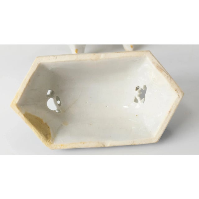 Blue Japanese Blue and White Arita Kiln Incense Burner Censer For Sale - Image 8 of 13