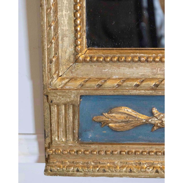 Glass Swedish Neoclassical Mirror, Circa 1810 For Sale - Image 7 of 9