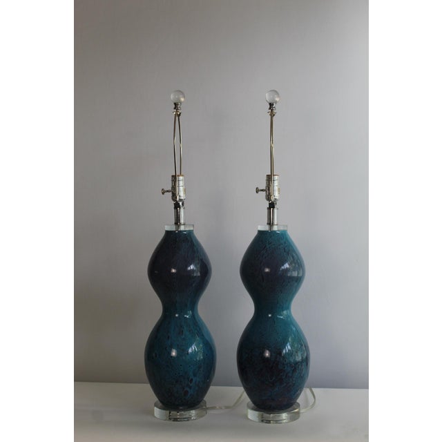 Mid 20th Century Fratelli Style Sculptural Lamps - a Pair For Sale - Image 9 of 13
