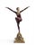 D. H. Chiparus, Art Deco Sculpture of a Gymnast, Bronze on Onyx Base, 1930s For Sale - Image 3 of 12