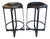 Holly Hunt Pepper Swivel Bar Stools- A Pair For Sale