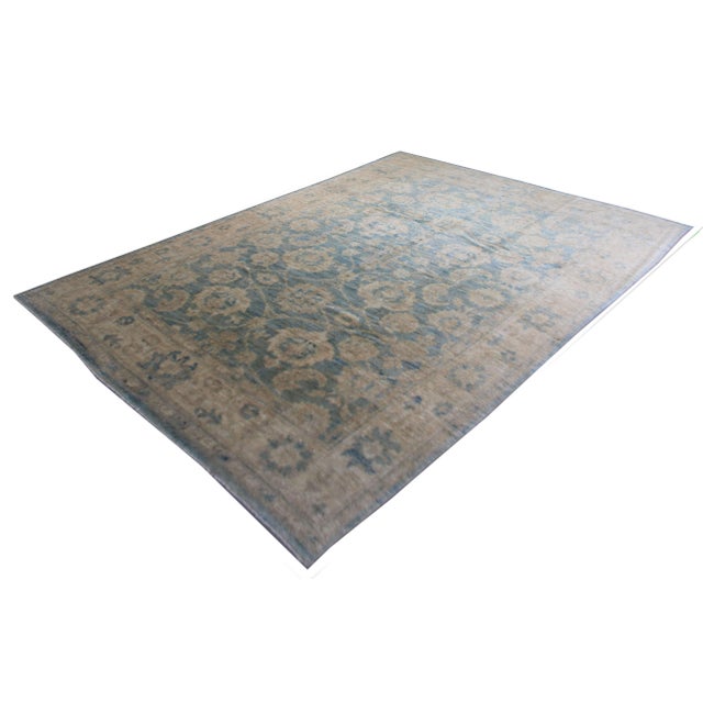 This stunning allover design rug is made of 75% wool & 25% cotton, dyed with pigment from vegetable, it’s originally a...
