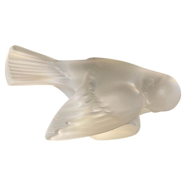 Crystal Sparrow Figurine by Lalique For Sale - Image 10 of 10