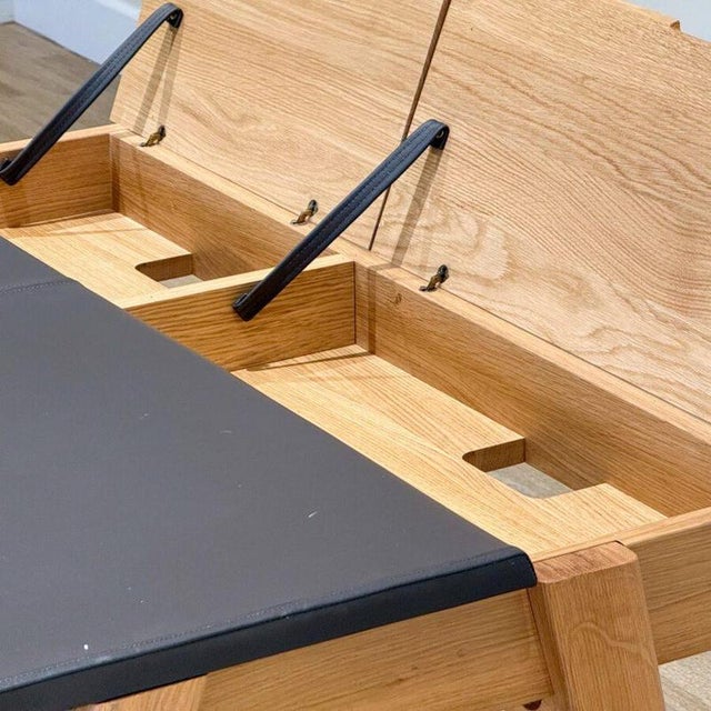 Brown Oak Desk from Habitat, 1980s For Sale - Image 8 of 11