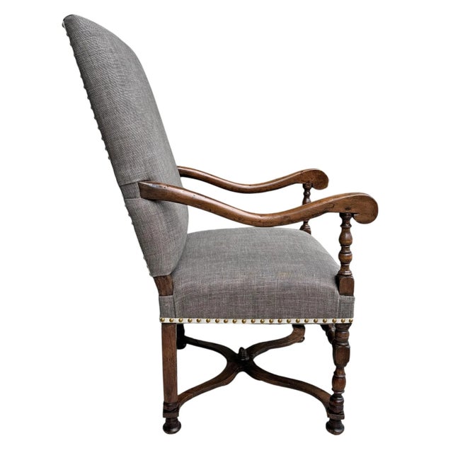 17th Century 17th Century Louis XIII Armchair For Sale - Image 5 of 14