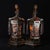 Bone Pair of Vintage Carved Horn Hexagonal Lantern Ornaments With Stands For Sale - Image 7 of 9