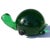 Beautiful vintage Sommerso deep forest green and controlled bubbles art glass baby turtle figurine, paperweights. Created...