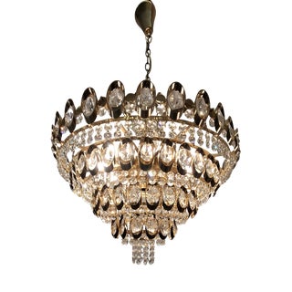Chandelier attributed to Christoph Palme for Palwa, 1960s For Sale