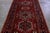 1960s Vintage Persian Heriz Handmade Red Medallion Wool Runner For Sale - Image 13 of 16