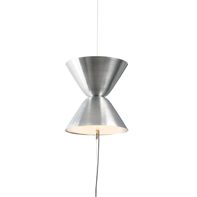 Daniel Becker 'Aureole' Suspended Floor Lamp in Brushed Brass for Moss Objects For Sale - Image 9 of 12