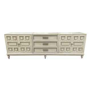 1960s 3 Drawer 4 Door Vintage Buffet For Sale