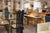 A vintage Roche Bobois console table. This chic console table features a two piece stone and metal design. The table top...