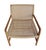 Artesia Porto Wood Framed Patio Occasional Chair For Sale - Image 4 of 9