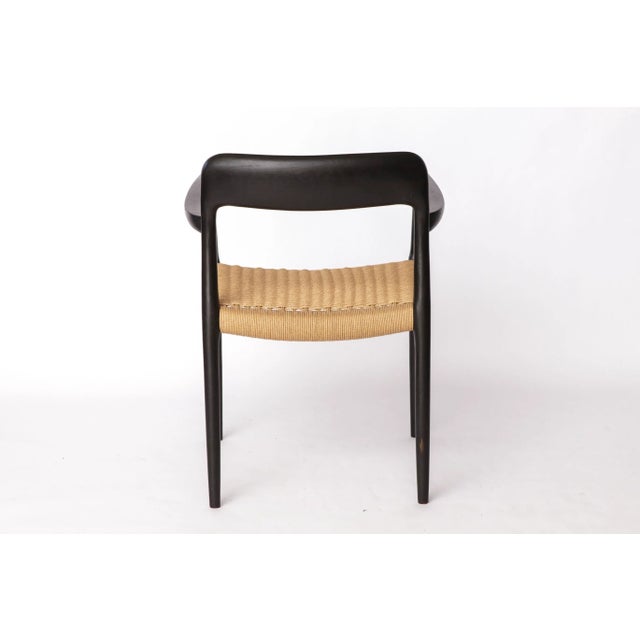 Niels Otto Møller Armchair – Black Finish – Model 56 Optionally available as a set with 4 matching side chairs (model 75,...