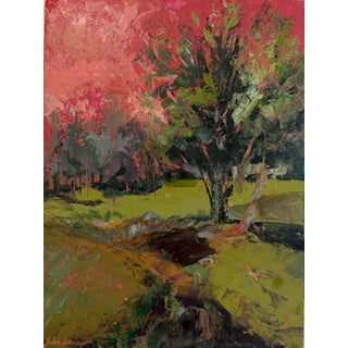 On the Green, Original Oil Painting by Julia Lawing For Sale