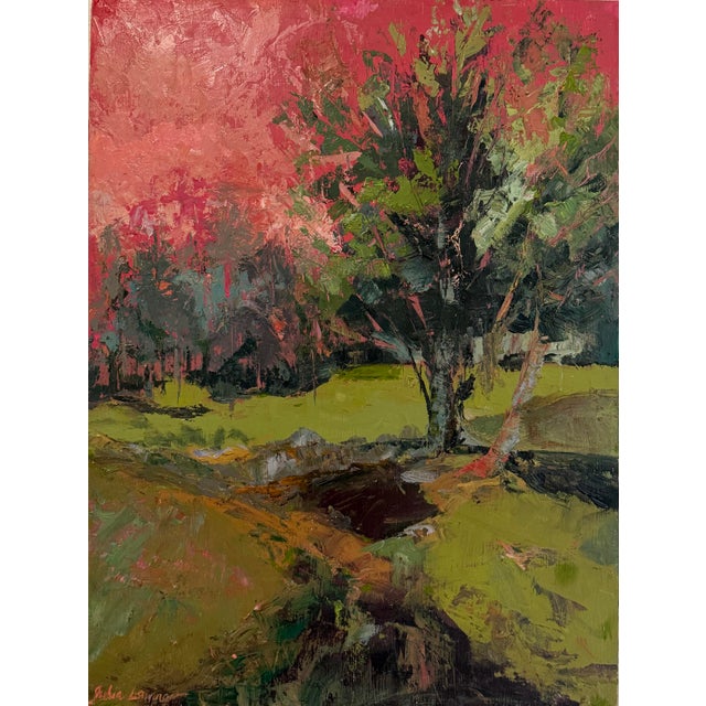 On the Green, Original Oil Painting by Julia Lawing For Sale