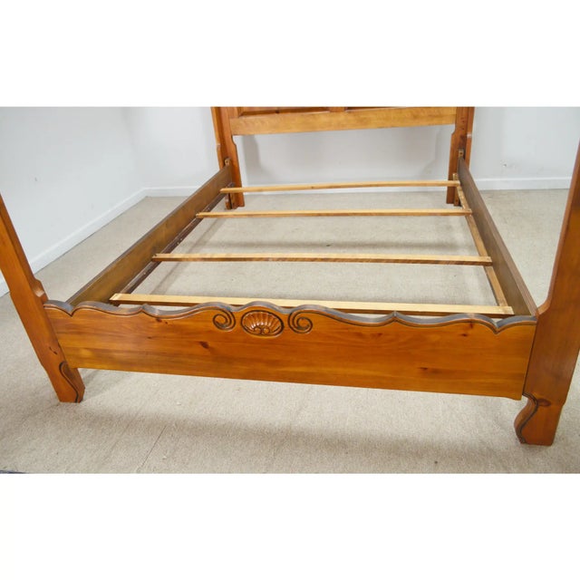 Ethan Allen Canopy Queen Bed Chairish
