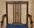 Blue Antique English Victorian Hardwood Dining Chairs by James Jas Shoolbred, Set of 6 For Sale - Image 8 of 18