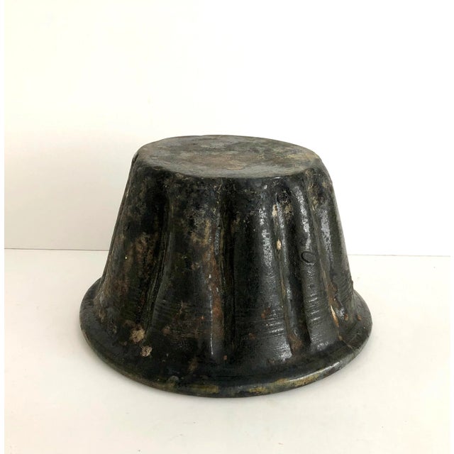 Ceramic Antique Rustic English Pudding Mold For Sale - Image 7 of 7