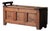 19th Century Mountain Folk Art Pine Storage Bench, France For Sale