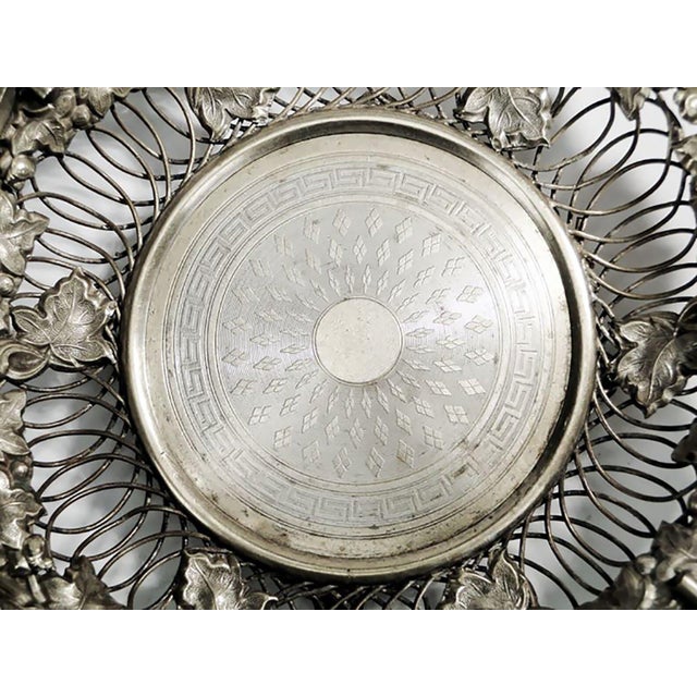 Art Nouveau Fruit Basket from Norblin, Poland, 1900s For Sale - Image 17 of 18