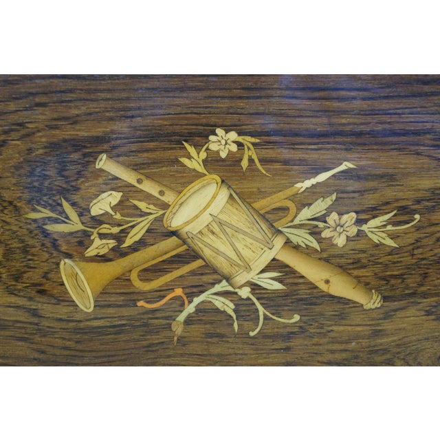 Antique Swiss Langdorff & Fils 8 Tune Niut Airs Marquetry Music Box For Sale - Image 6 of 18