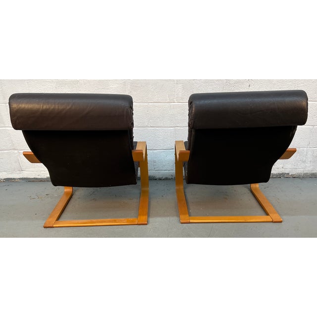 Vintage Ikea "Poem" Chairs Attributed to Noboru Nakamura For Sale - Image 16 of 16