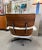 1980’s Rosewood and White Leather Herman Miller Eames Lounge Chairs For Sale - Image 12 of 13