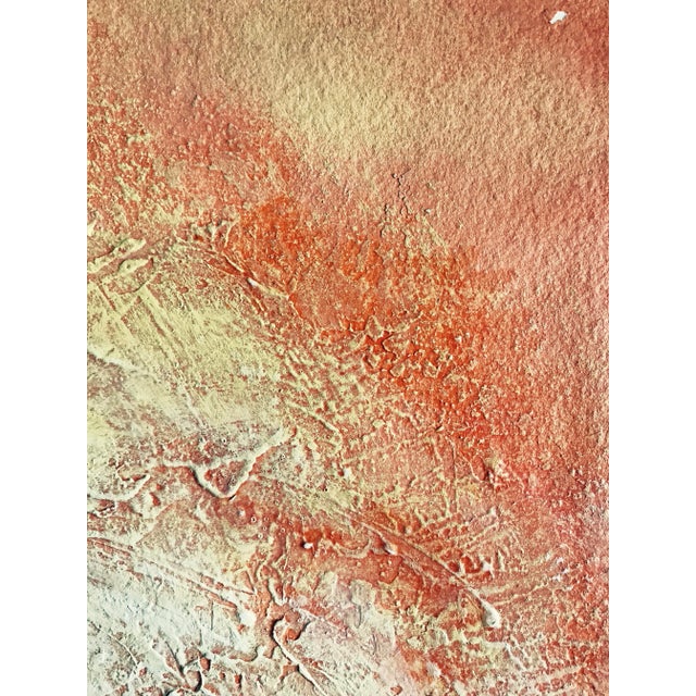 Abstract Patricia Zippin "The Sun" 1980s Mixed Media 11.25"x 15" For Sale - Image 3 of 5