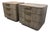 Restoration Hardware Ciro Closed Nightstands, Pair For Sale