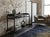Asian Natural Wood Dark Brown Minimalistic Slim Legs Console Foyer Side Table For Sale - Image 3 of 14