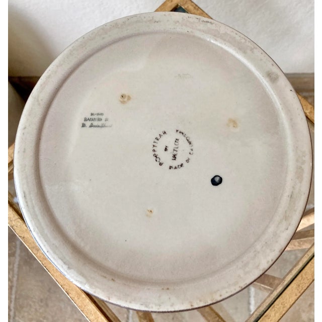 Circa 1950 Metlox Pottery Poppytrail Red Rooster Cookie Jar For Sale - Image 10 of 13