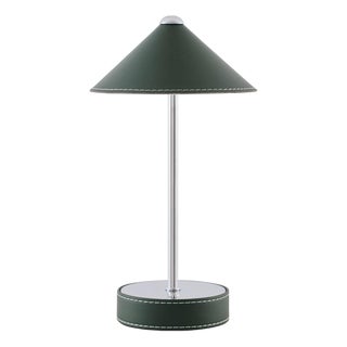 Nomelle Accent Table Lamp Brushed Green For Sale