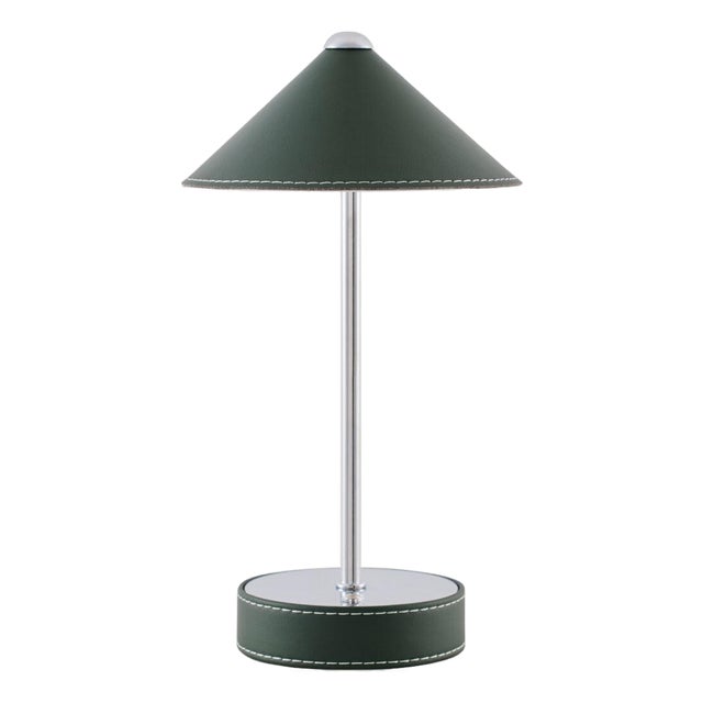 Nomelle Accent Table Lamp Brushed Green For Sale