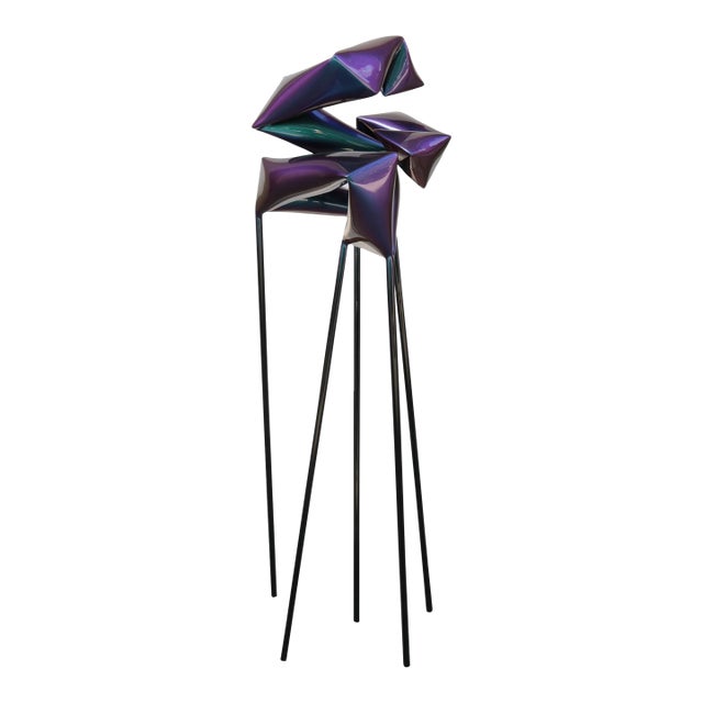 Floor Sculpture by Artist Willi Siber For Sale