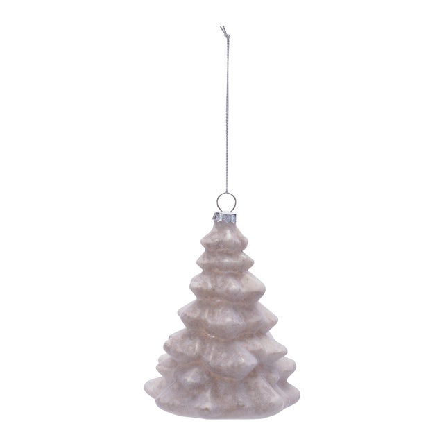 Contemporary Glass Tree Ornaments (Set of 6) For Sale - Image 3 of 4
