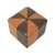 Vintage Square Pouf in Brown Patchwork, 1960s For Sale - Image 10 of 12