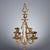 Marble & Gilt Clock with Candleholders, Set of 3 For Sale - Image 9 of 14