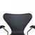 3207 Seven Armchair in Black Classic Leather by Arne Jacobsen, 2010s For Sale - Image 3 of 14