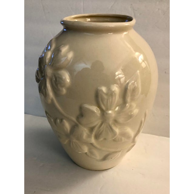 1970s 1970s Blanc De Chine Floral Vase For Sale - Image 5 of 8
