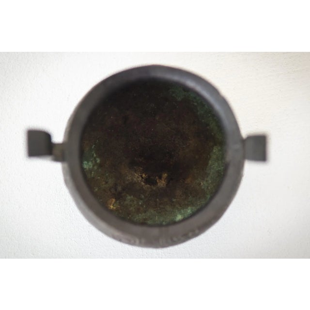 Early Chinese Bronze Incense Burner For Sale - Image 6 of 8