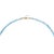 Sky Blue Aquamarine Cubist Necklace For Sale - Image 8 of 9