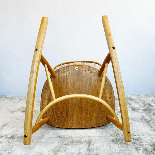 Brown Model 7912 Chairmakers Rocking Chair by Lucian Ercolani for Ercol, 1970s For Sale - Image 8 of 10