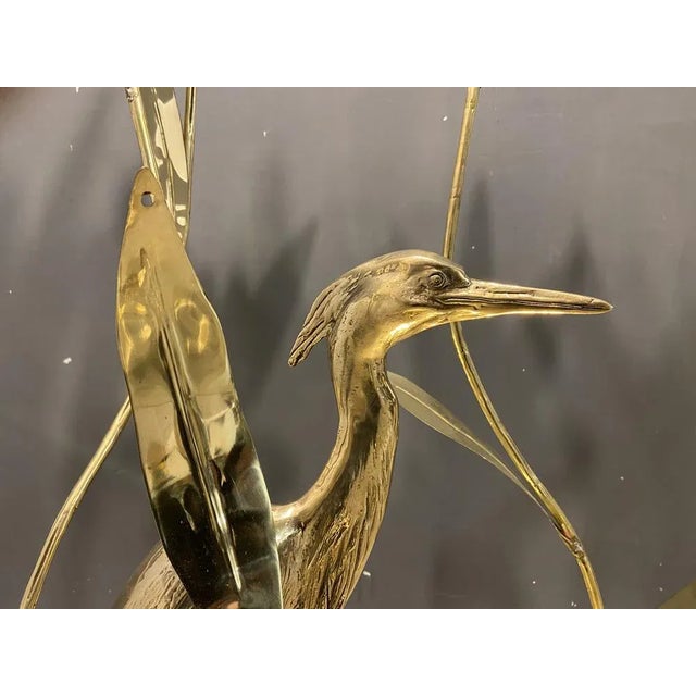 Large Italian Brass Floor Lamp by Cittone Oggi For Sale - Image 11 of 14